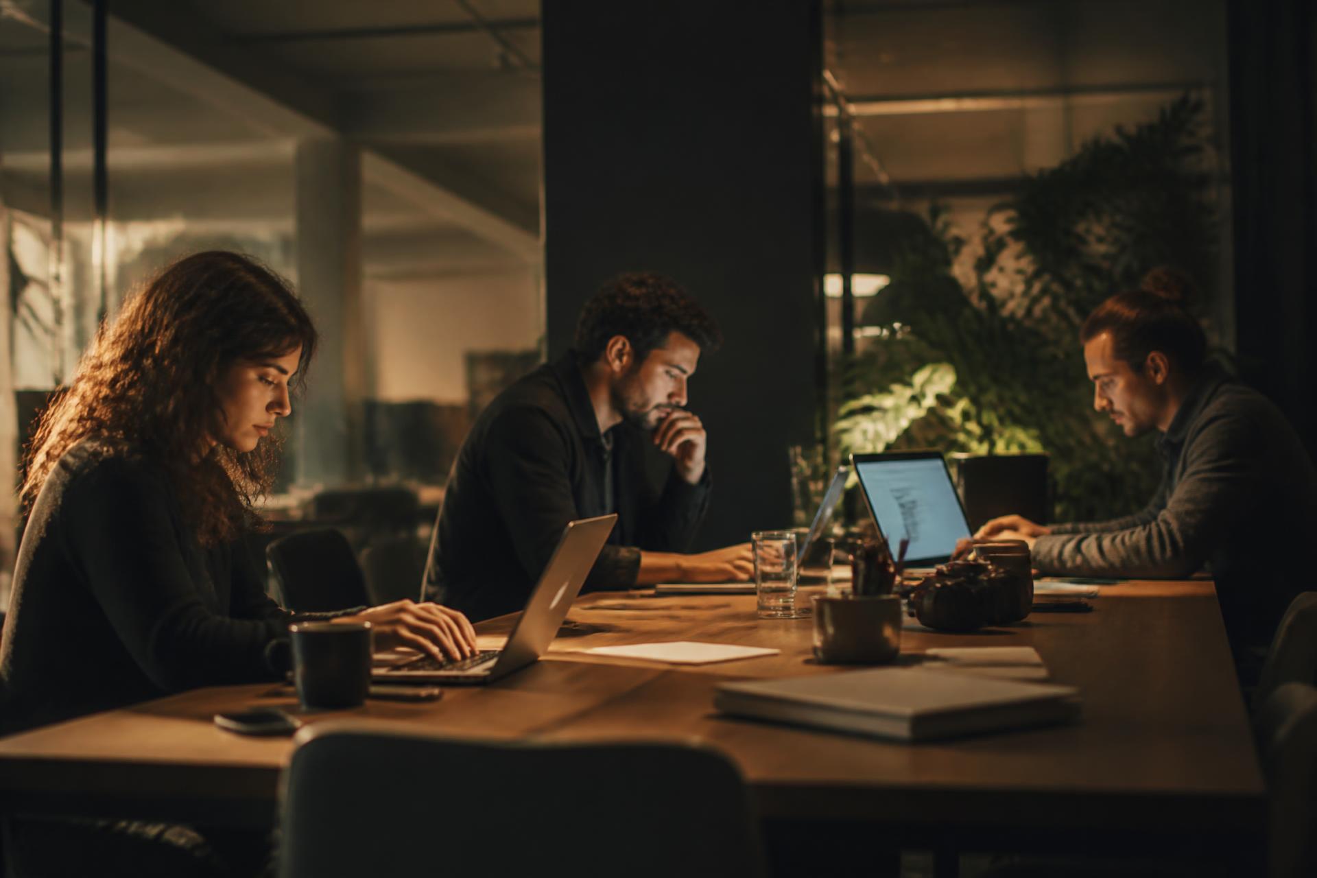 Habiquell agency team collaborating around digital commerce work